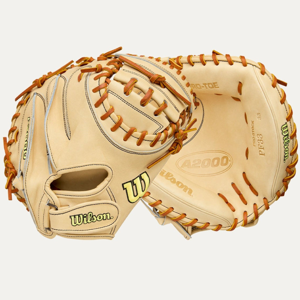 Wilson 2026 A2000® Classics Series PF33 33” Baseball Catcher’s Mitt: WBW10412733
