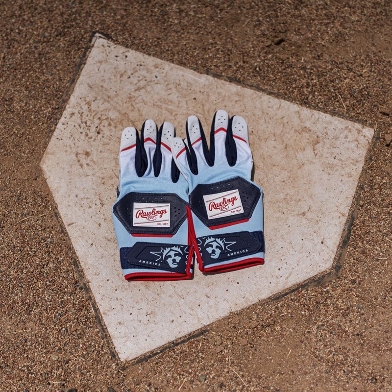 Rawlings Workhorse Adult Americana Batting Gloves: WH25BG