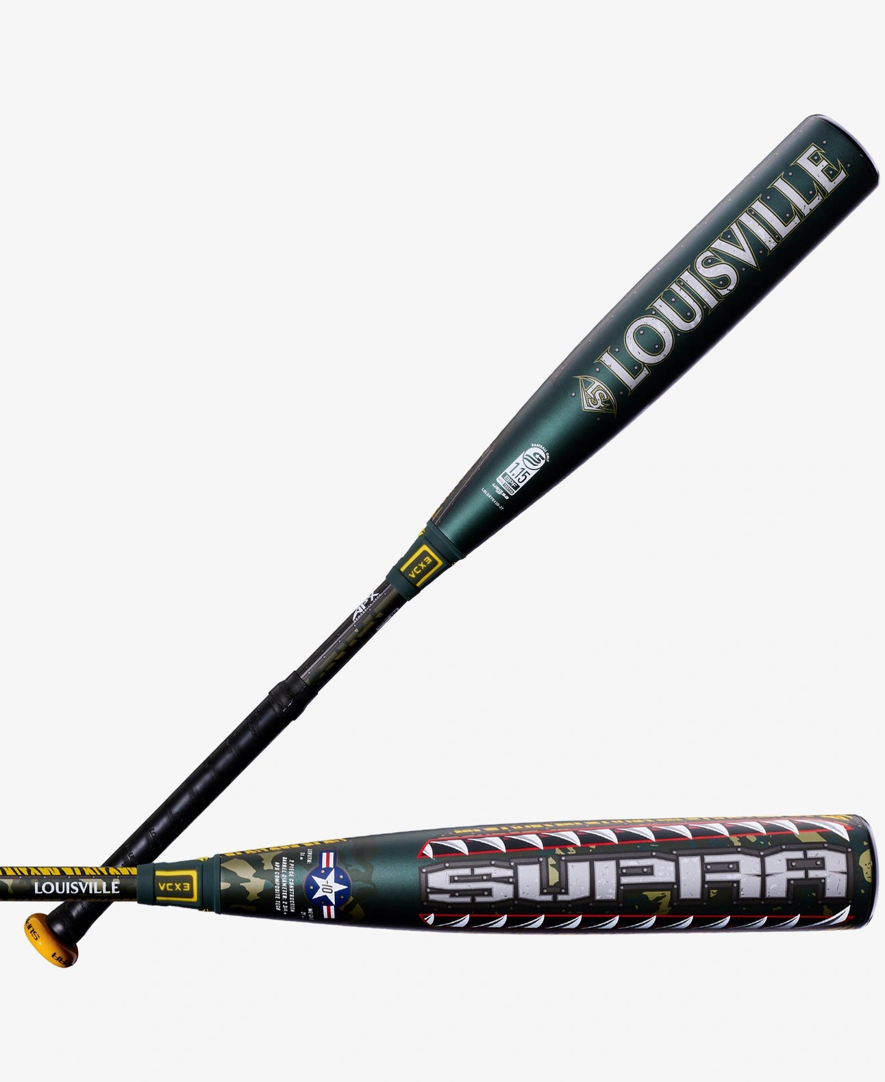 2027 Louisville Slugger (-10) Supra™ Tigershark 2 ¾” USSSA Baseball Bat: WL2700701