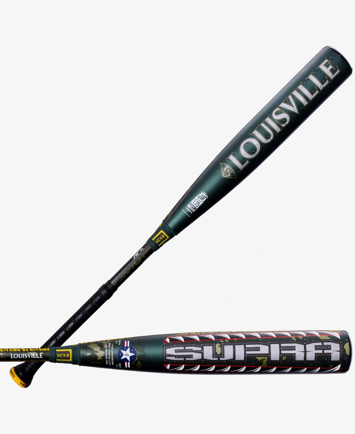 2027 Louisville Slugger (-8) Supra™ Tigershark 2 ¾” USSSA Baseball Bat: WL2700801