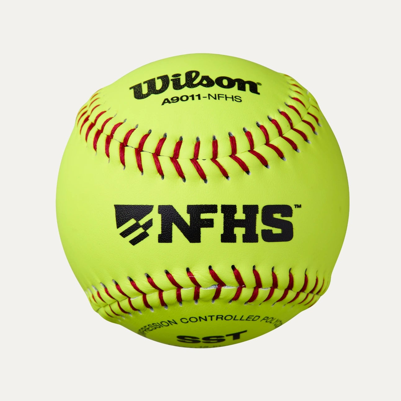 Wilson A9011 Collegiate/HS NFHS Leather Polycore Softballs