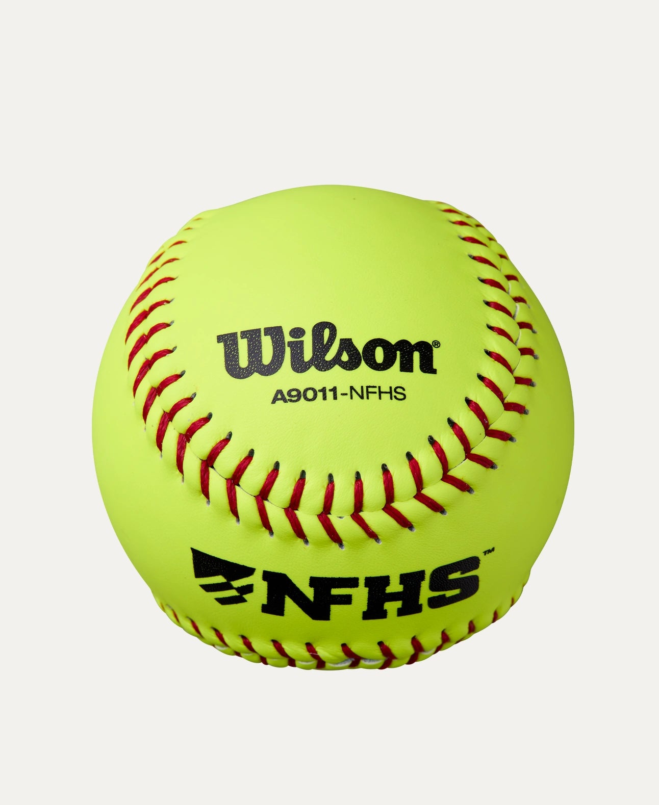Wilson A9011 Collegiate/HS NFHS Leather Polycore Softballs