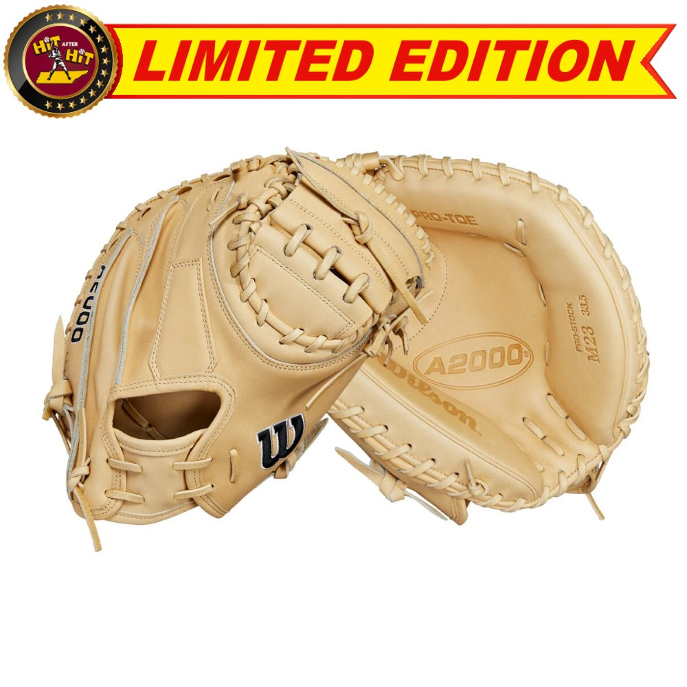 Wilson 2024 A2000 M23 Glove Day Series Blonde 33.5 Catcher s Mitt WBW102093335