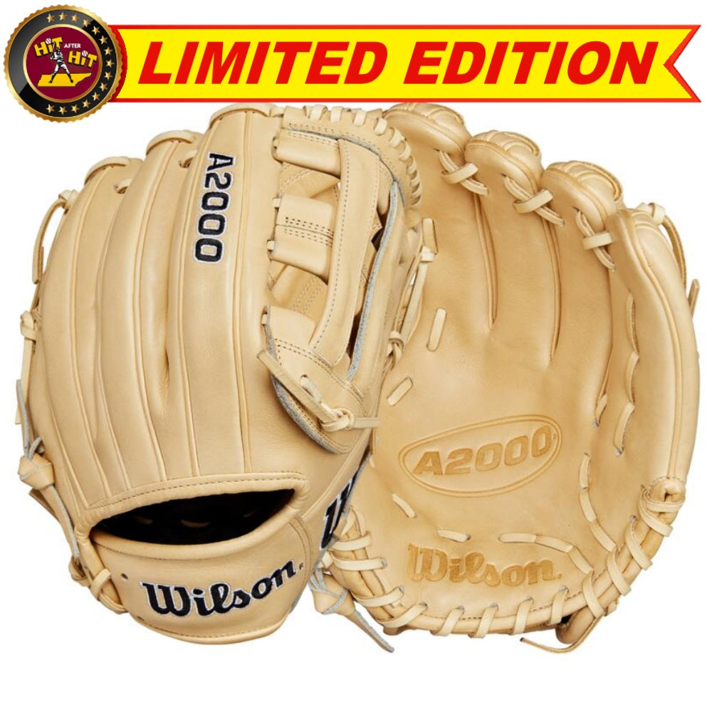 Wilson 2024 Glove Day Series Blonde A2000 DW5 12” Infield Baseball Glove: WBW10207812