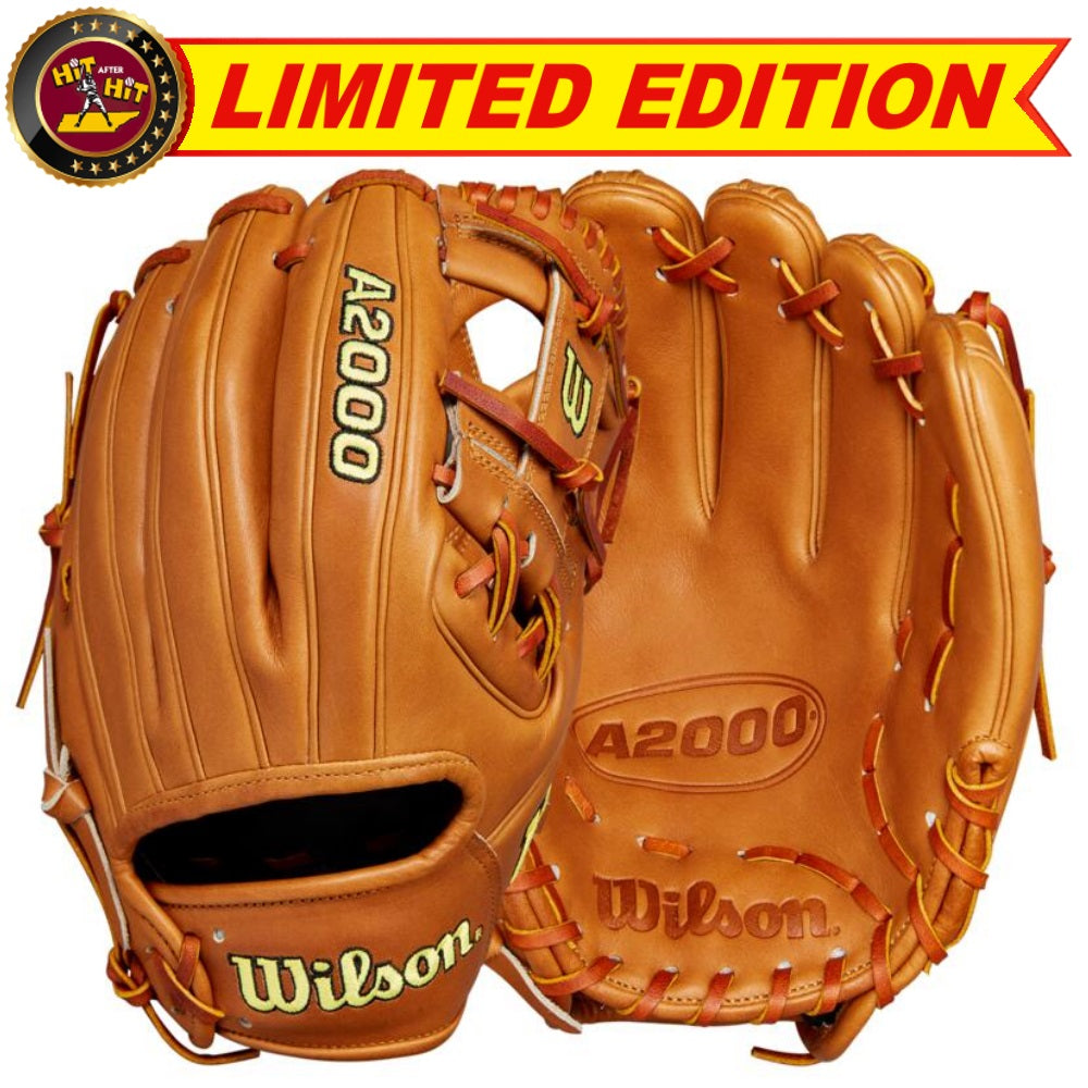 Wilson 2024 Glove Day Series Saddle Tan A2000 1786 11.5” Infield Baseball Glove: WBW102073115