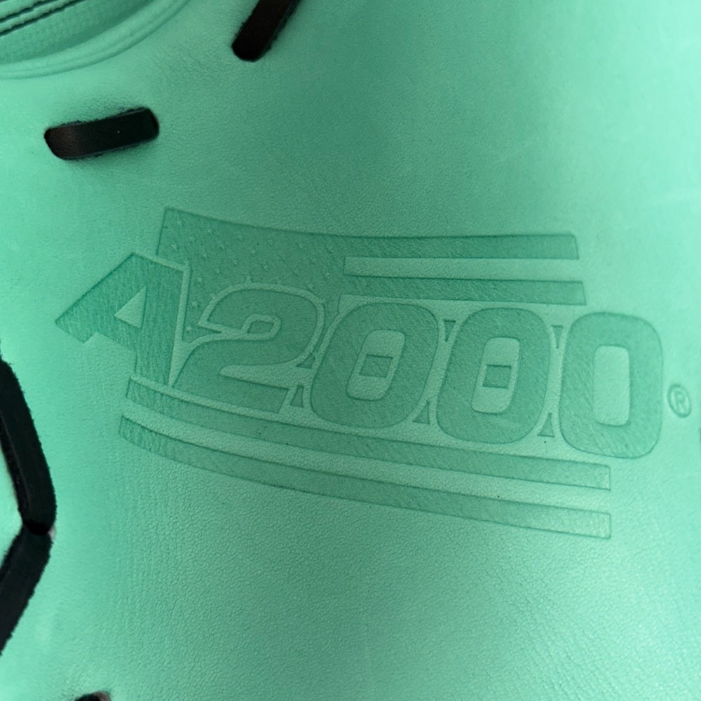 Wilson Custom A2000 2820 Seafoam and Black 12.25” Baseball First Base Mitt