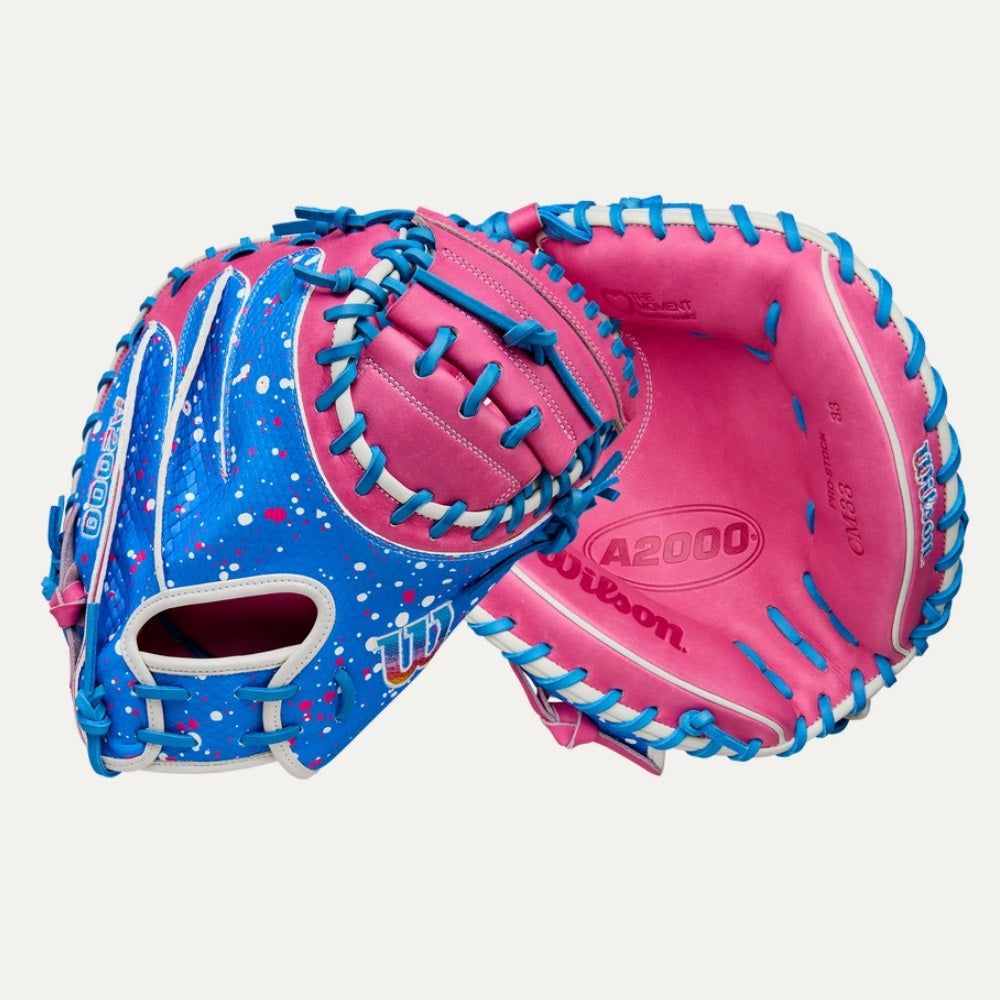 Wilson 2025 Love the Moment™ A2000® CM33SS 33” Baseball Catcher’s Mitt: WBW10344333