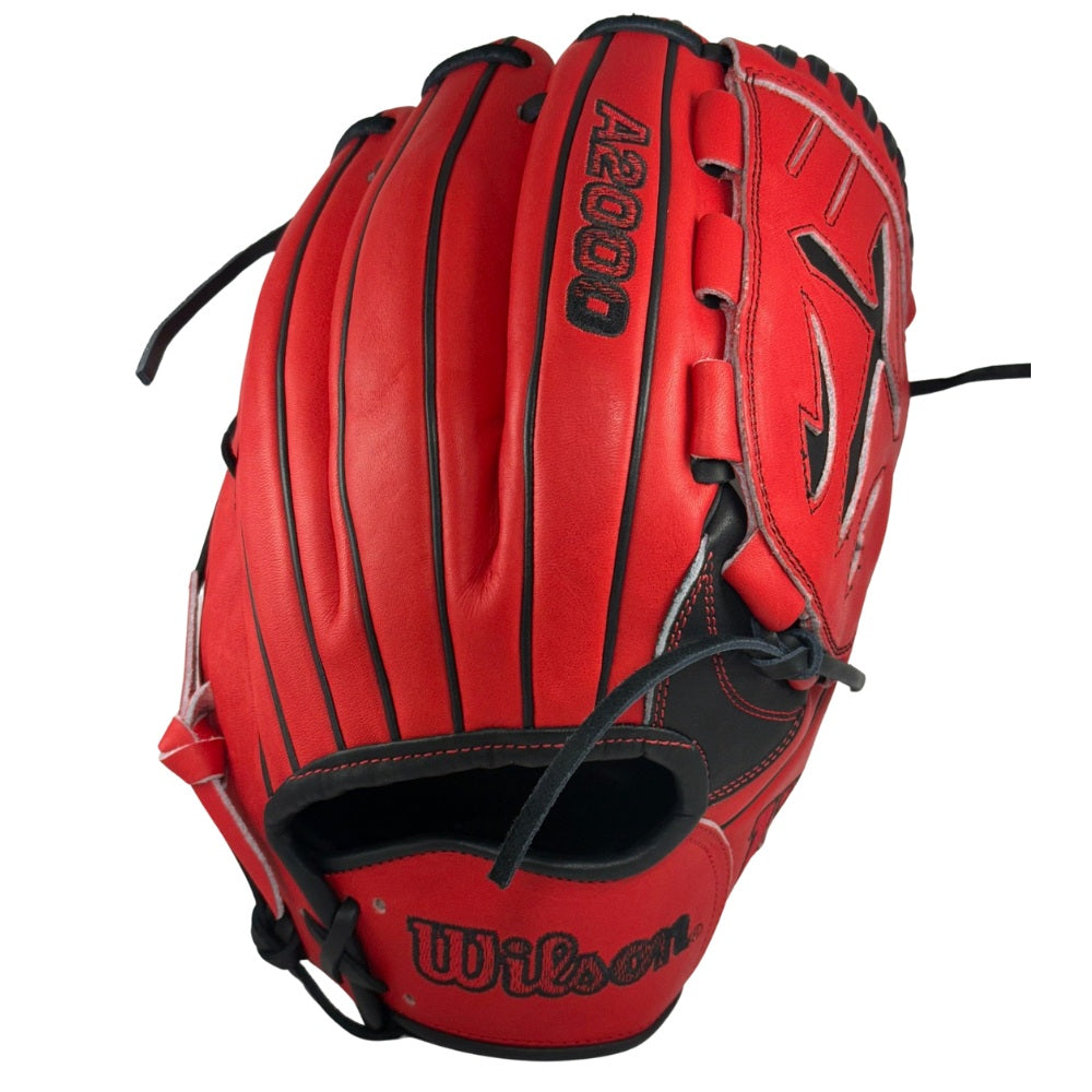 Wilson Custom A2000® B23 Red and Black 12” Pitcher’s Baseball Glove