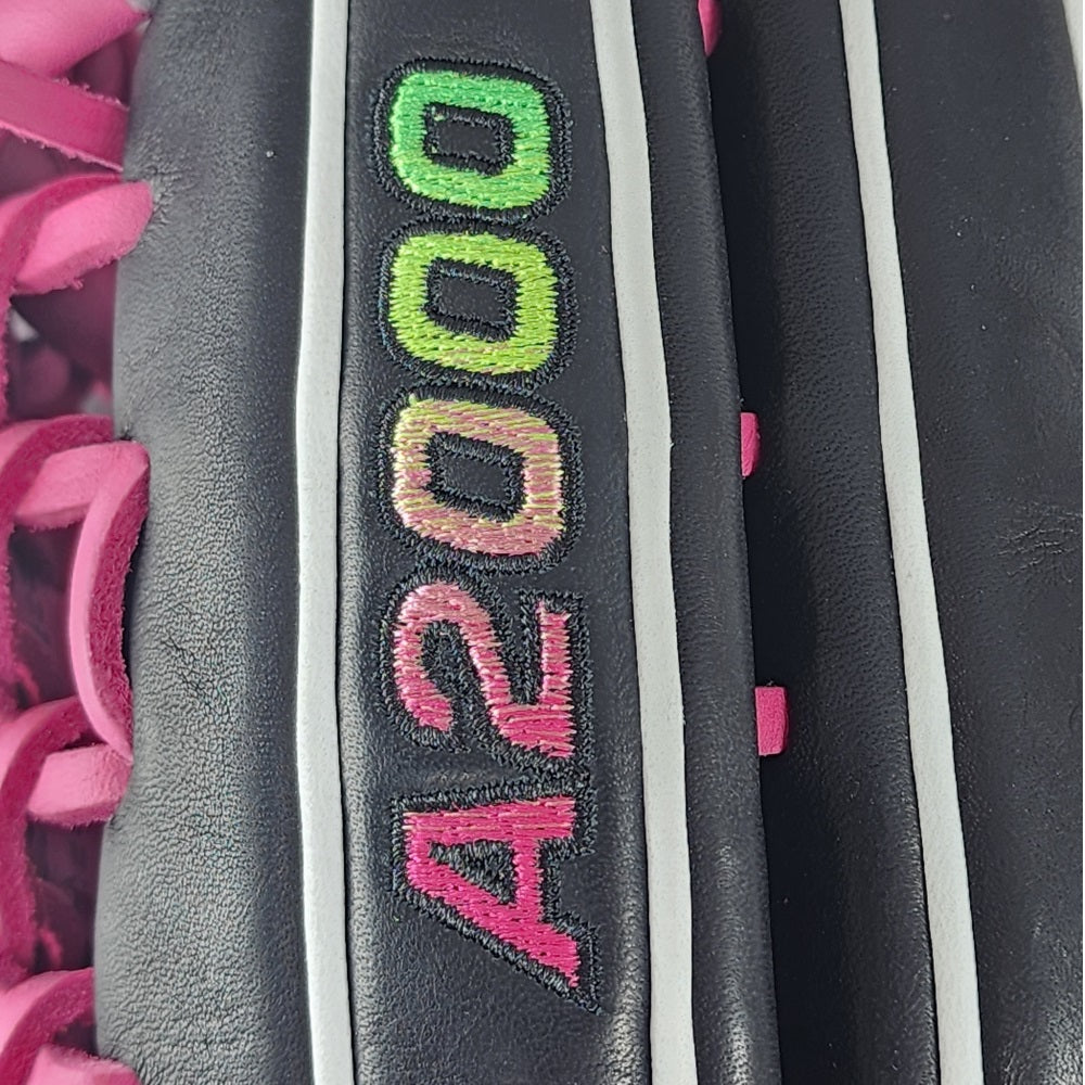 Wilson Custom Black and Flamingo Pink A2000 PF92 12.25" Outfield Glove