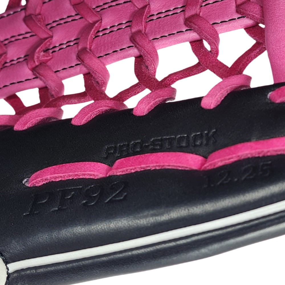 Wilson Custom Black and Flamingo Pink A2000 PF92 12.25" Outfield Glove