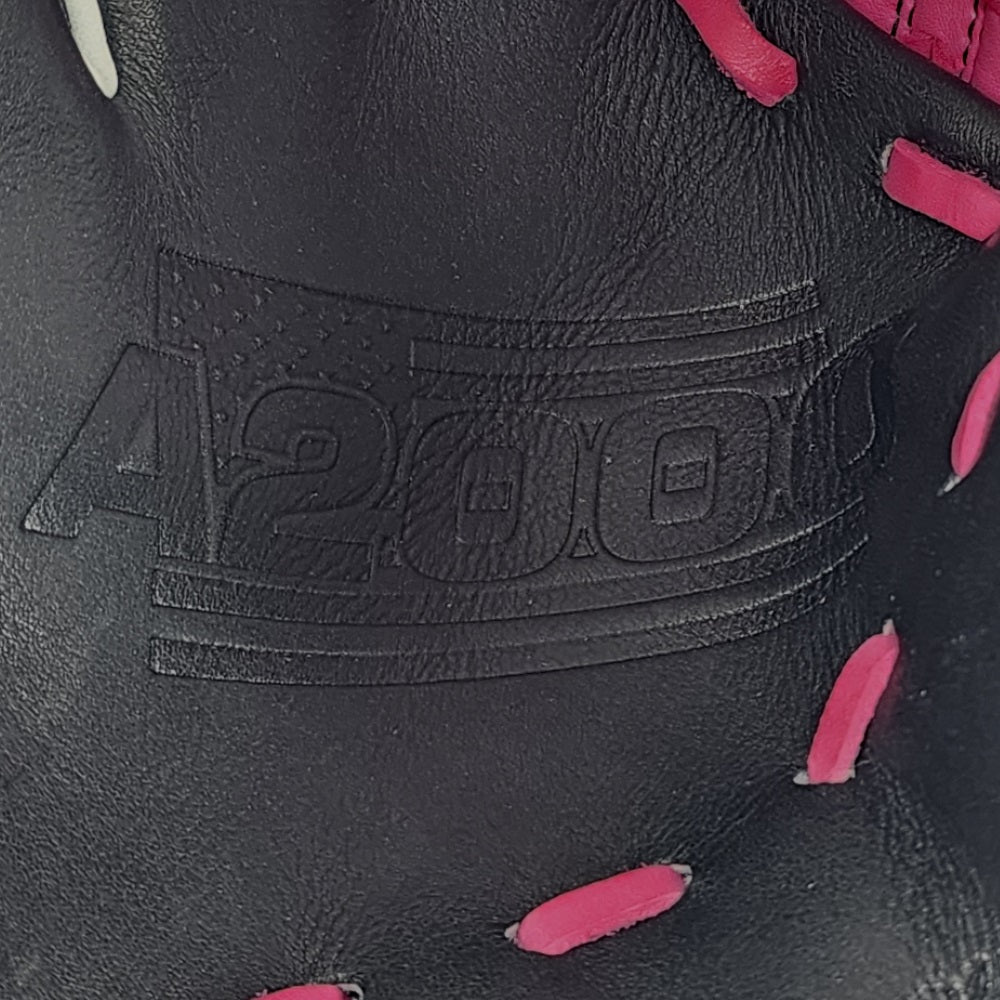 Wilson Custom Black and Flamingo Pink A2000 PF92 12.25" Outfield Glove