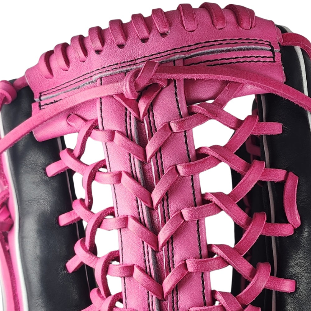 Wilson Custom Black and Flamingo Pink A2000 PF92 12.25" Outfield Glove