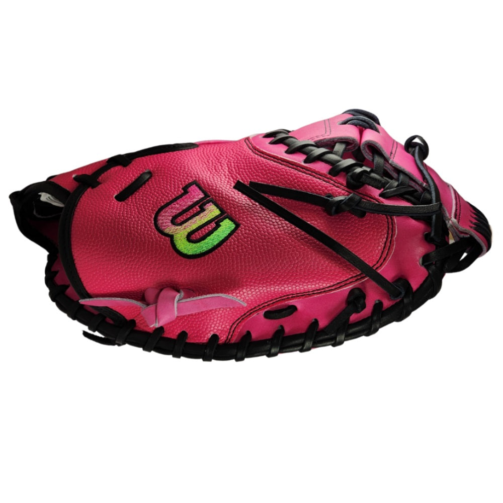 Wilson Custom Flamingo Pink A2000 M1D 33.5” Baseball Catchers Mitt