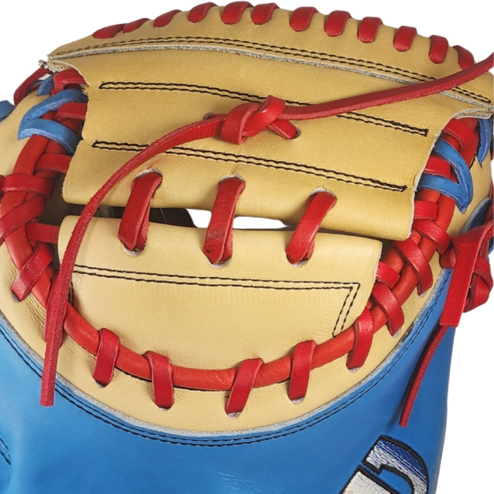 Wilson Custom Autism Blue and Blonde A2000 CM33 33" Catcher's Mitt