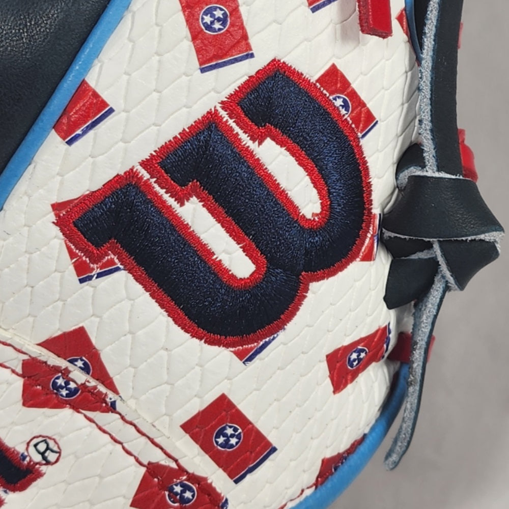 WILSON CUSTOM TENNESSEE FLAG A2000 1786 11.5” INFIELD BASEBALL GLOVE: WBW102778115