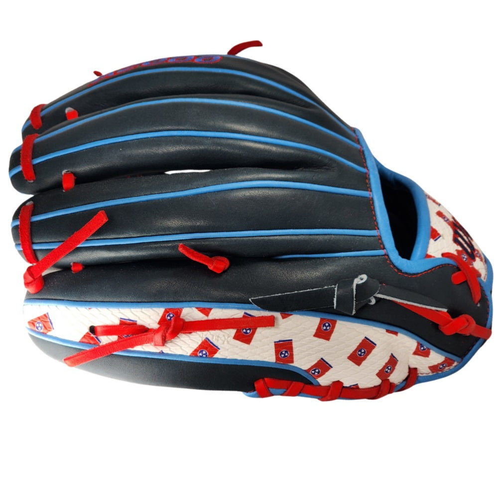 WILSON CUSTOM TENNESSEE FLAG A2000 1786 11.5” INFIELD BASEBALL GLOVE: WBW102778115