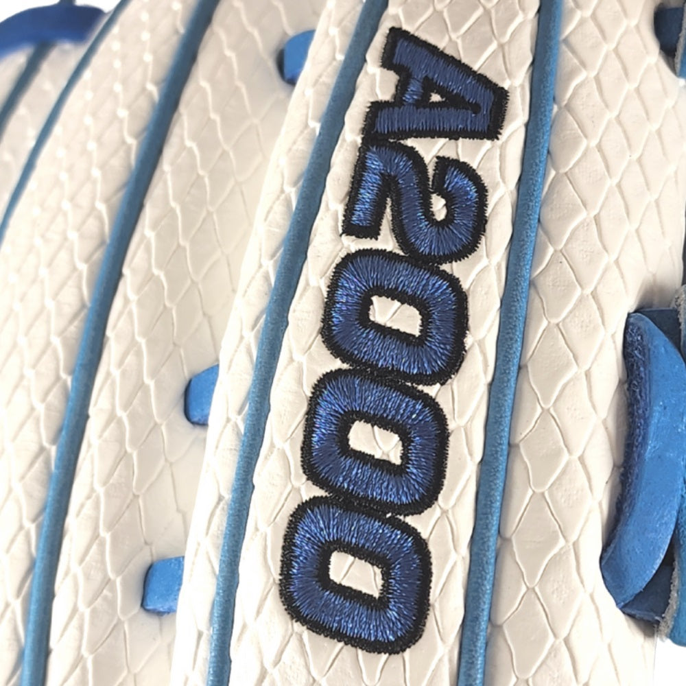 Wilson Custom White and Autism Blue A2000 1799 12.75" Outfield Glove