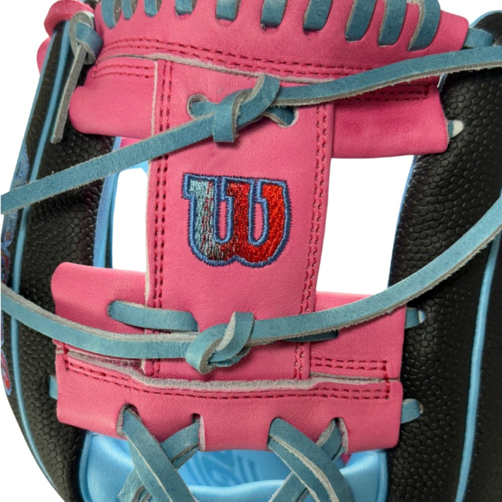 Wilson Custom Black, Sky Blue and Pink A2000® 1786SS 11.50” Infield Baseball Glove