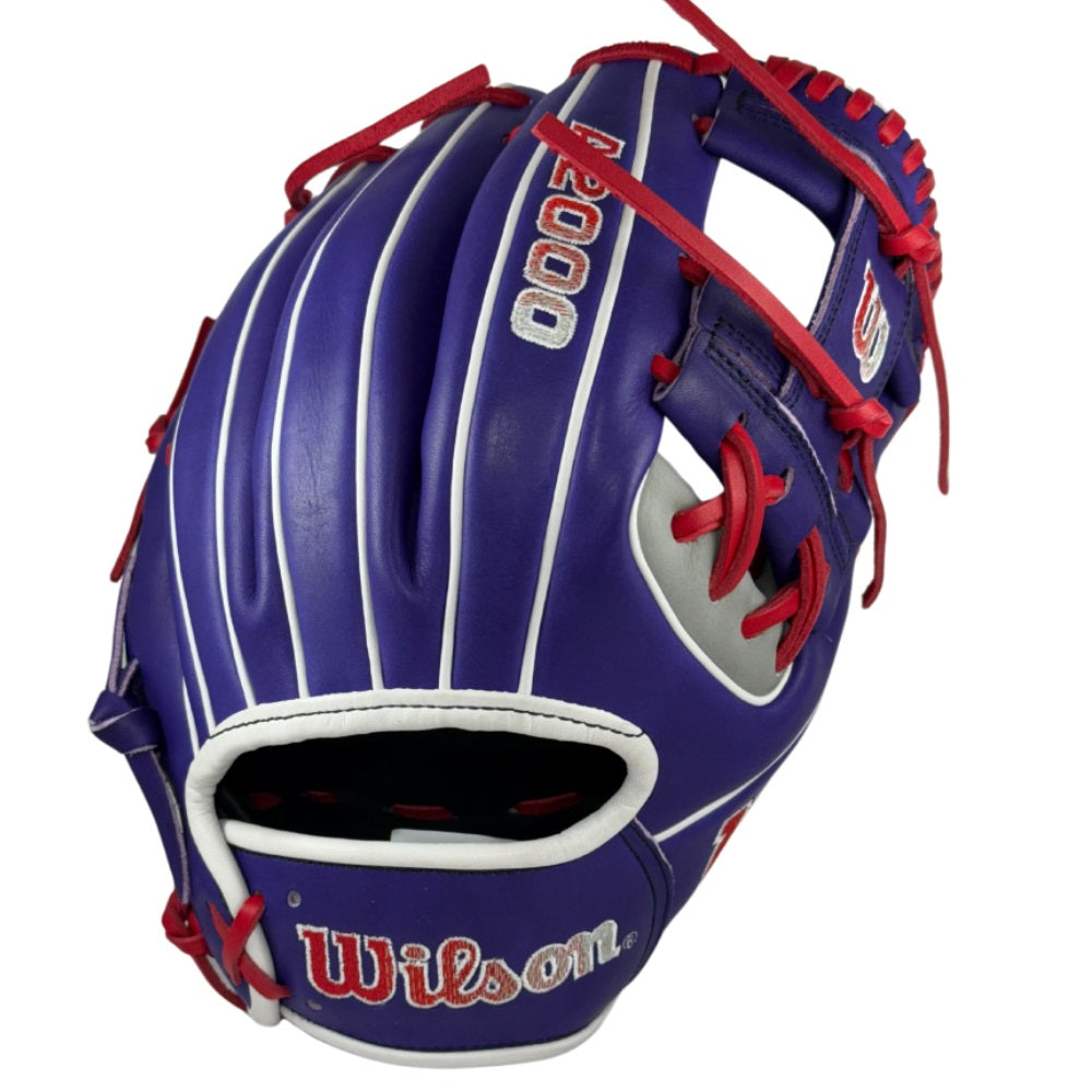 Wilson Custom A2000 1786 Purple and Gray 11.5" Infield Glove