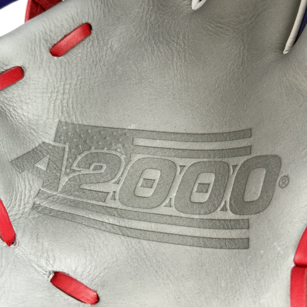 Wilson Custom A2000 1786 Purple and Gray 11.5" Infield Glove