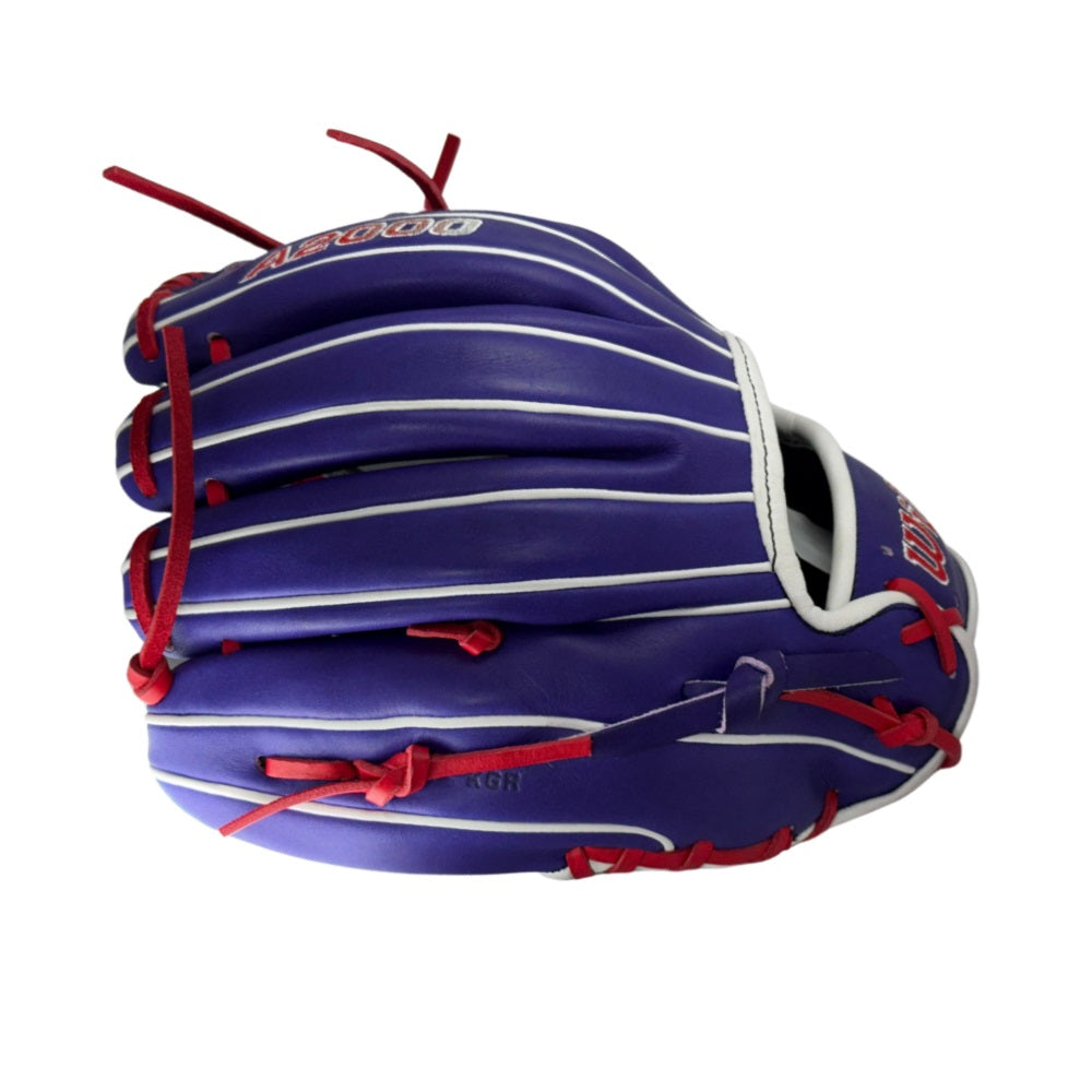 Wilson Custom A2000 1786 Purple and Gray 11.5" Infield Glove