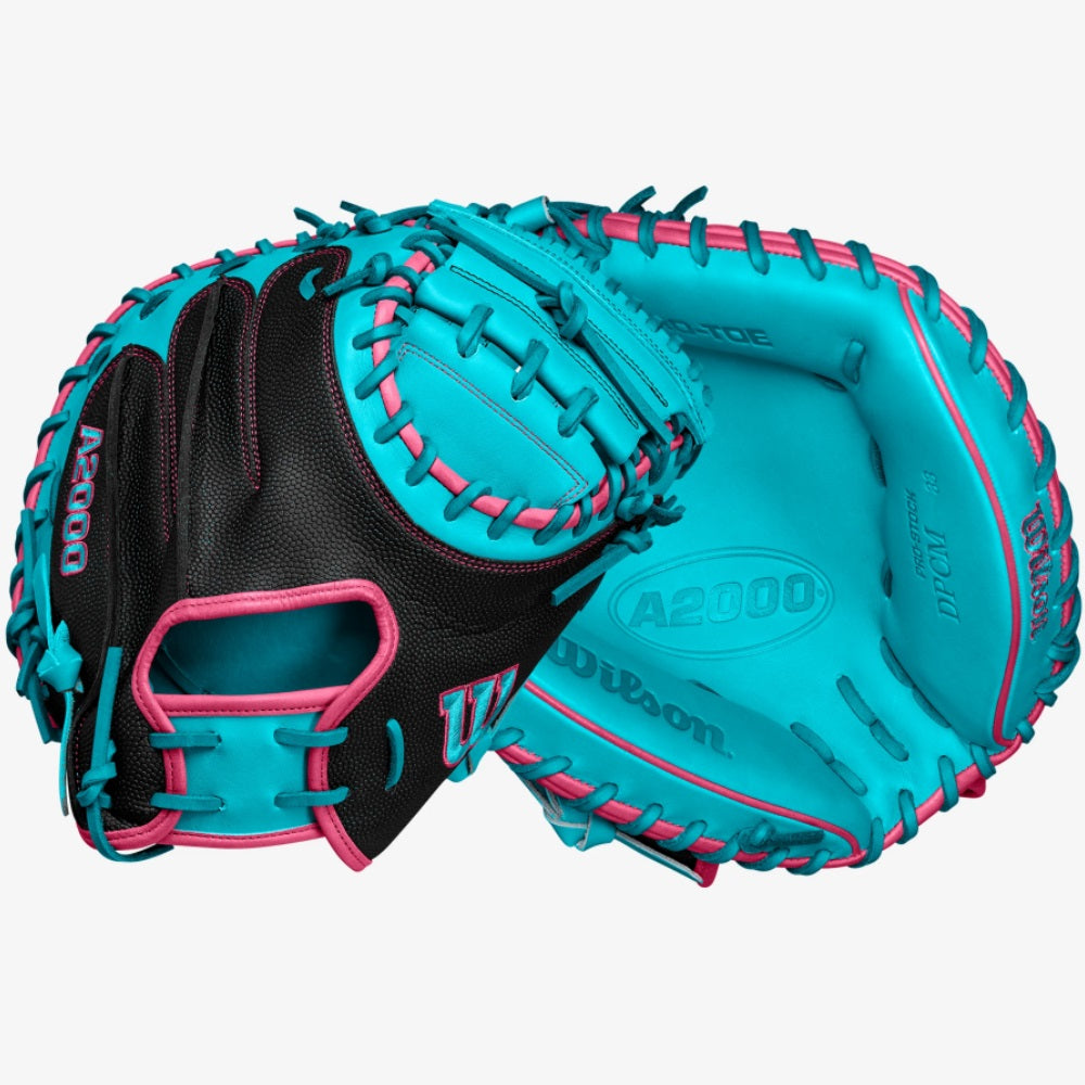 Wilson Fall 2024 A2000 CM33SS 33” Baseball Catcher’s Mitt: WBW10227433