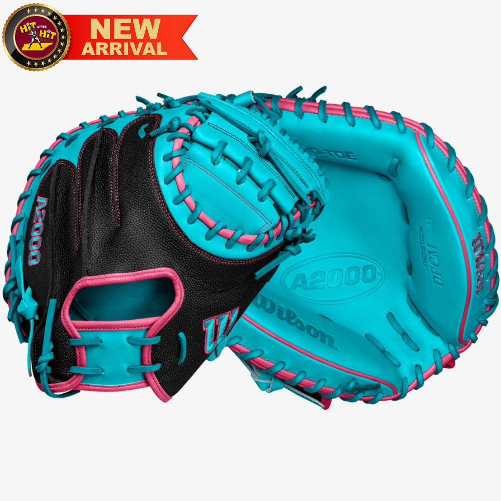 Wilson Fall 2024 A2000 CM33SS 33” Baseball Catcher’s Mitt: WBW10227433