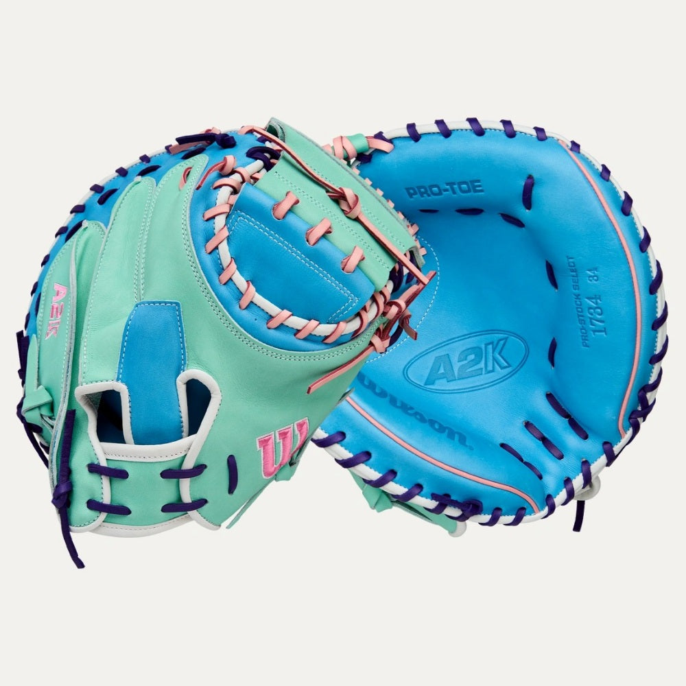 Wilson Fall 2025 A2K® 1734 34” Baseball Catcher’s Mitt: WBW10347634