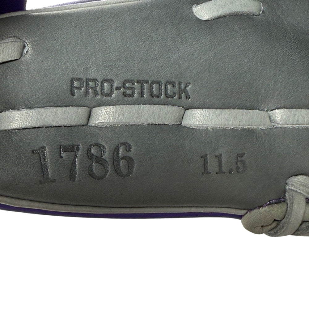 Wilson Custom A2000 1786 Purple and Gray 11.5" Infield Glove