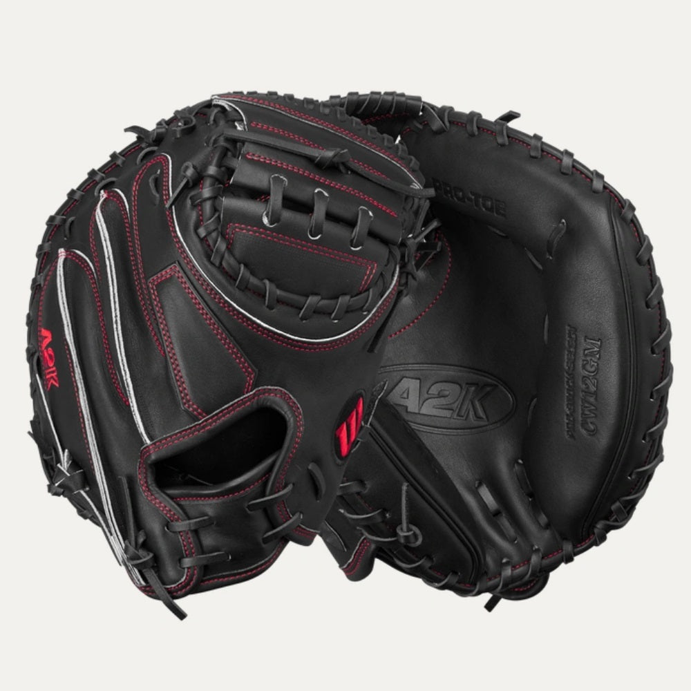 Wilson Spring 2025 Connor Wong A2K® CW12 33.5” Baseball Catcher’s Mitt: WBW102784335
