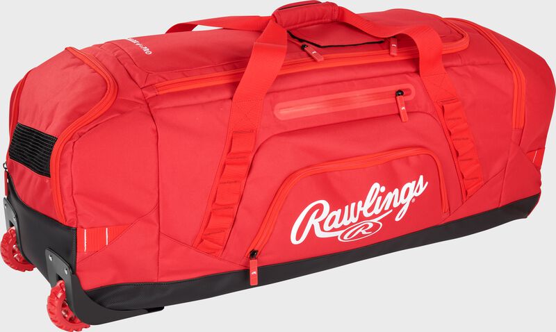 RAWLINGS YADI 2 RED WHEELED BAG: YADI2WHBG