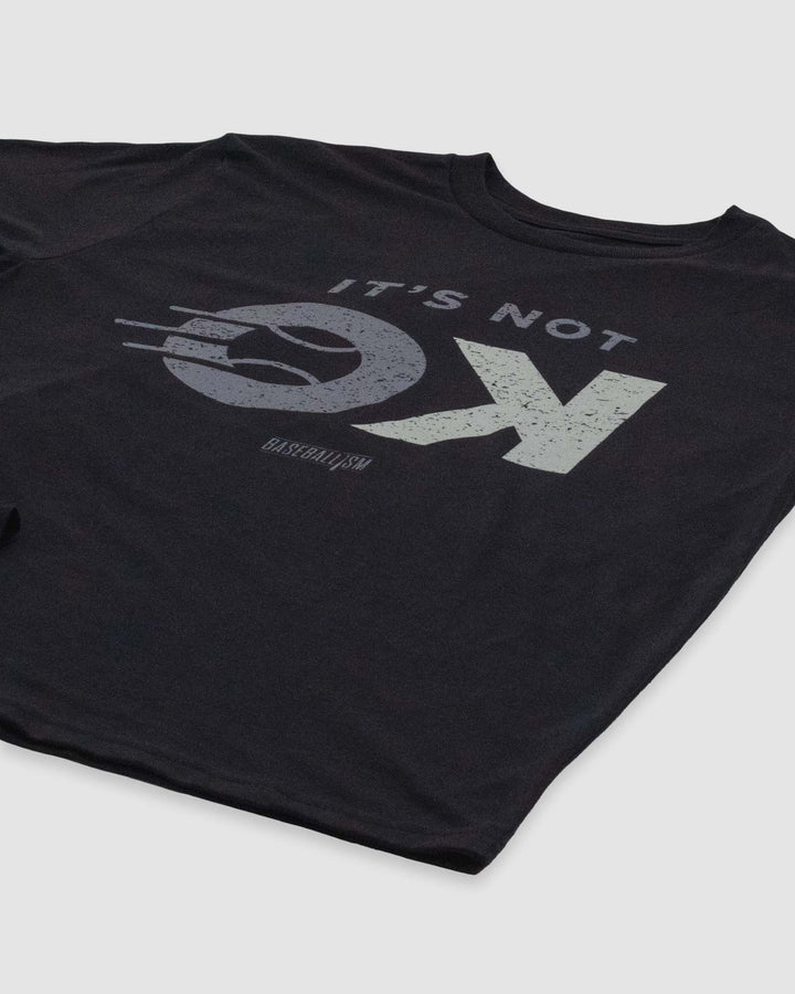 Baseballism Not OK 2.0 Adult T-shirt