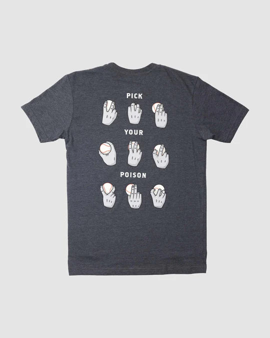 Baseballism Pick Your Poison 2.0 Adult T-Shirt