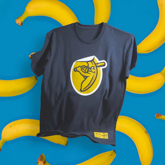 Banana Sticker T-shirt - Baseballism X Savannah Bananas (Men's)