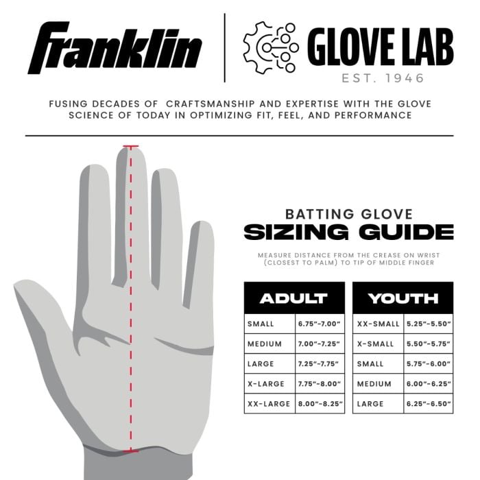 Franklin Adult Highlight 44 CFX® Pro Batting Gloves