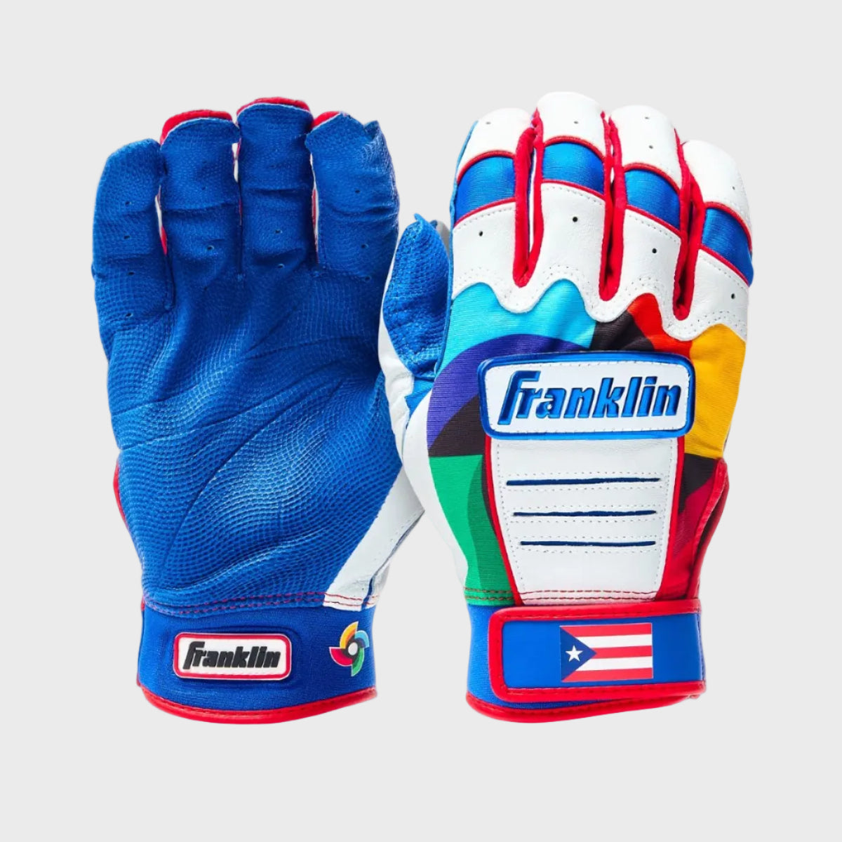 Franklin Youth CFX® Pro World Baseball Classic Batting Glove: Puerto Rico