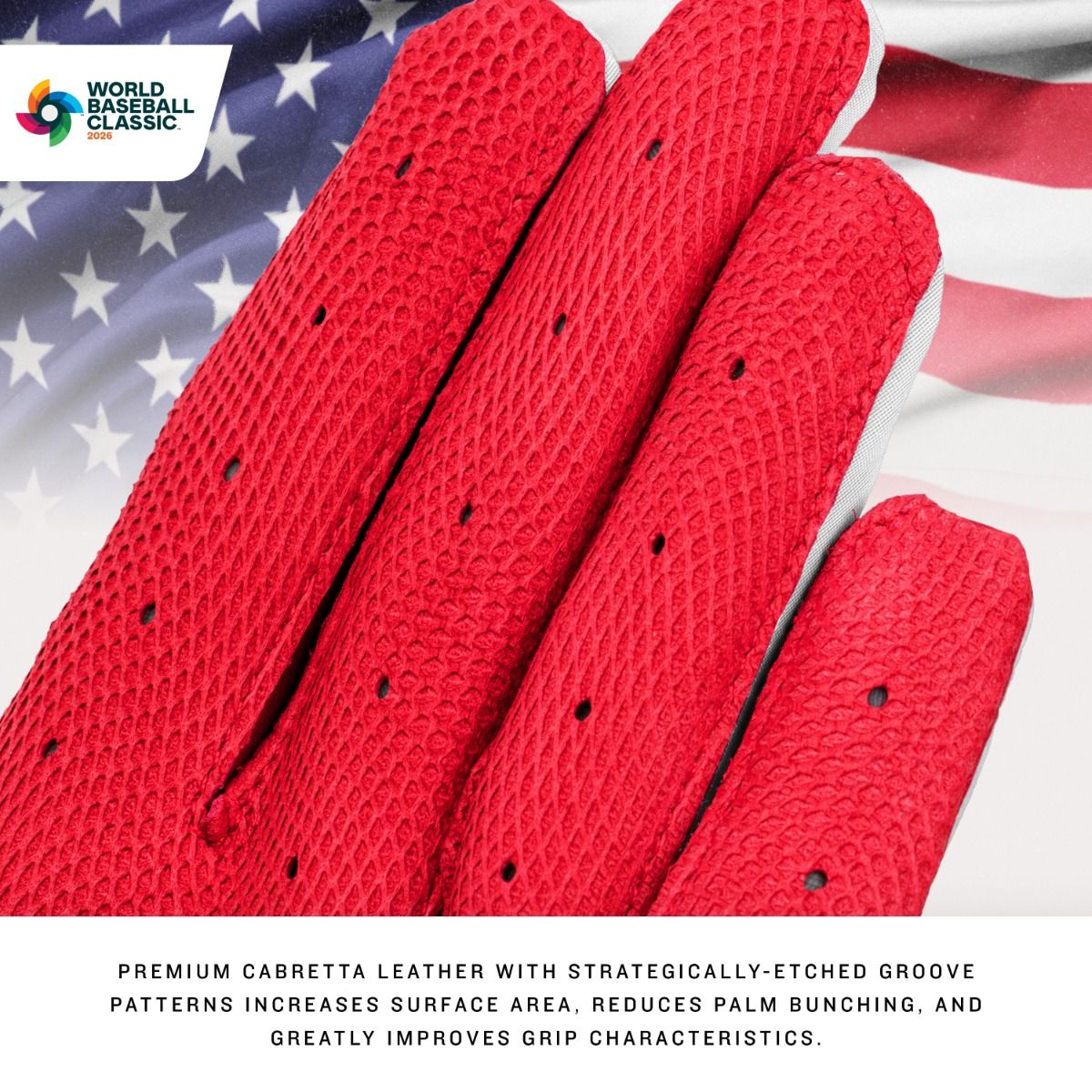 Franklin Adult CFX® Pro World Baseball Classic Batting Glove: USA