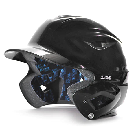 S7™ ADULT SOLID GLOSS BATTING HELMET: BLACK