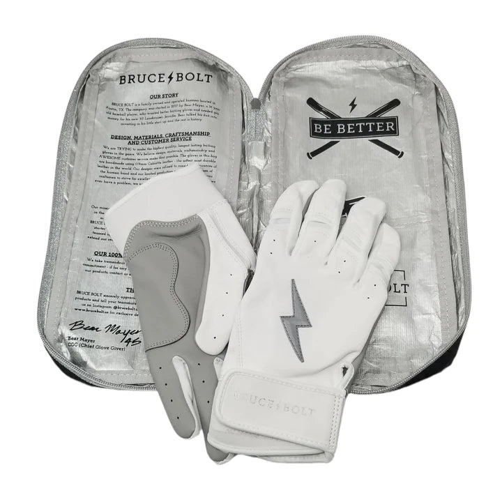 BRUCE BOLT CHROME SERIES SHORT CUFF: WHITE