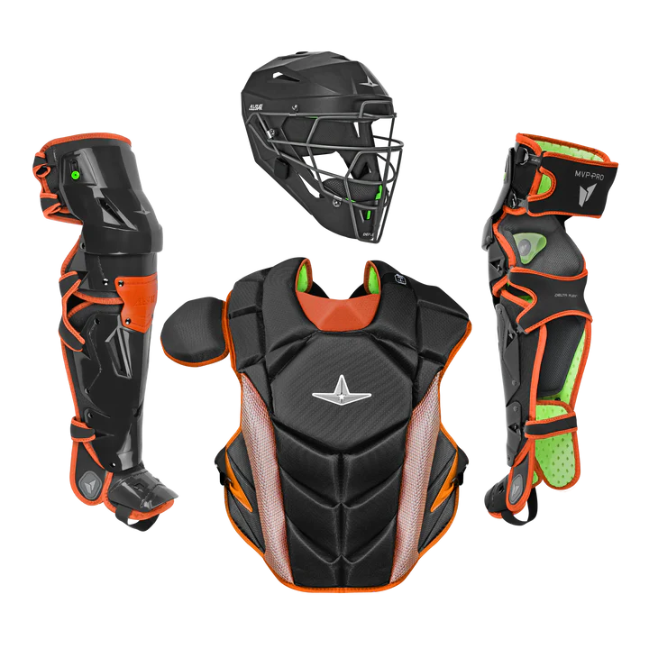 All Star MVP-PRO Series Youth Catching Kit: CKCC-5-LT-SML-BK_OR