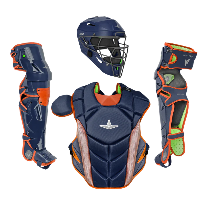 All Star MVP-PRO Series Intermediate Catching Kit: CKCC-5-LT-MED-NA-OR