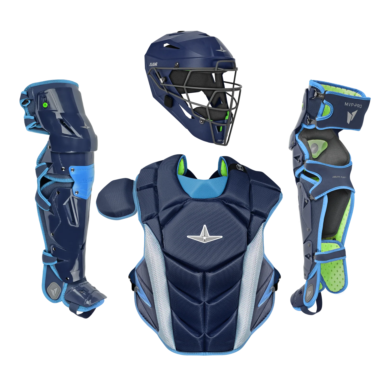 All Star MVP-PRO Series Intermediate Catching Kit: CKCC-5-LT-MED-NA_SB