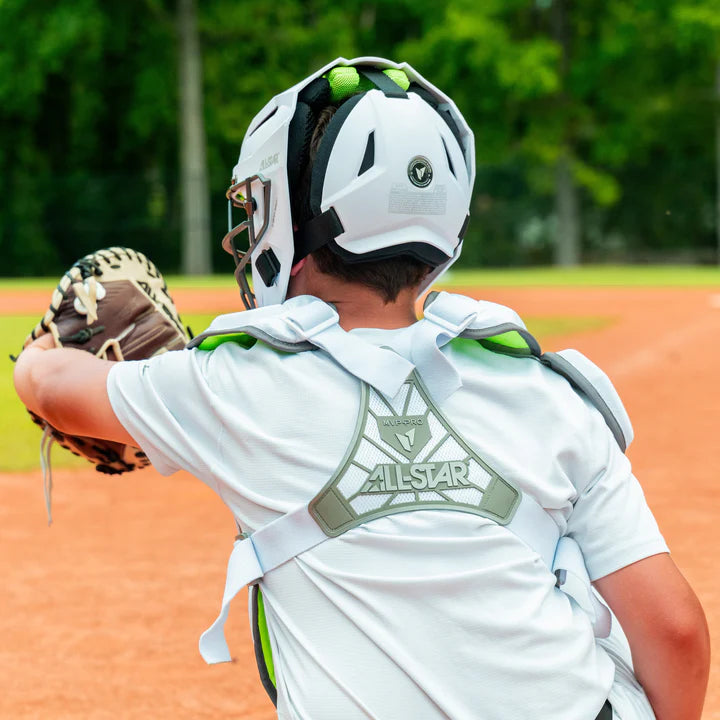 All Star MVP-PRO™ LT CATCHER'S HELMET: WHITE