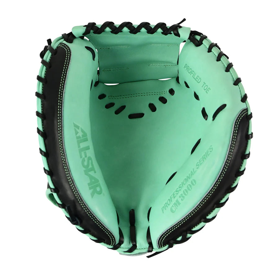 ALL-STAR LIMITED CM3000 34" PRO-ELITE® CATCHER'S MITT: BLACK/MINT