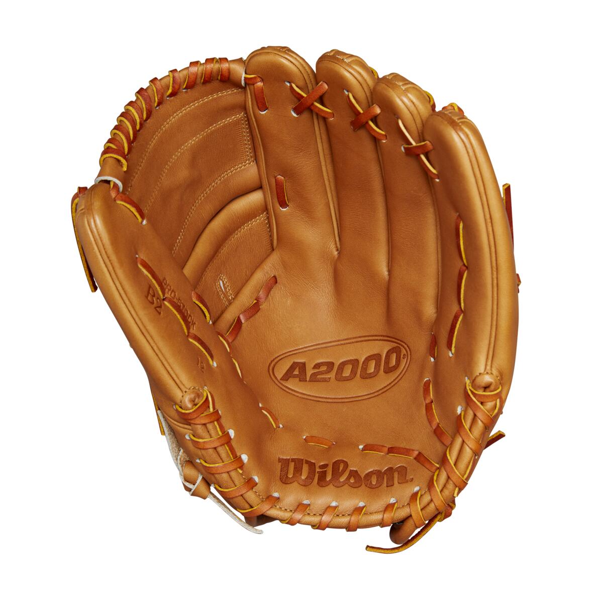 2024 Glove Day Series Saddle Tan A2000 B2 12” Pitcher’s Baseball Glove: WBW10208212