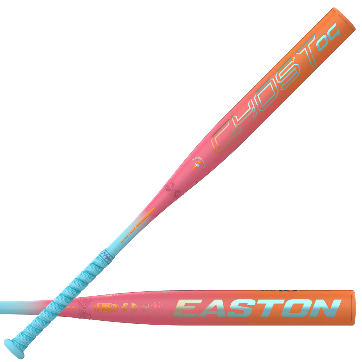 2025 Easton Ghost OG -11 Rainbow Sherbet Fastpitch Softball Bat: EFP5GHRS11