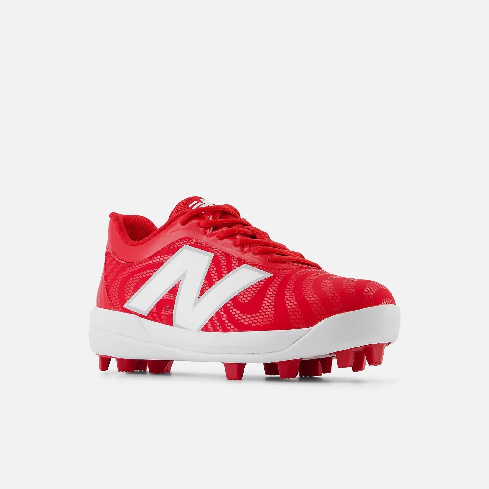 New Balance 4040v7 Youth Rubber-Molded: Team Red