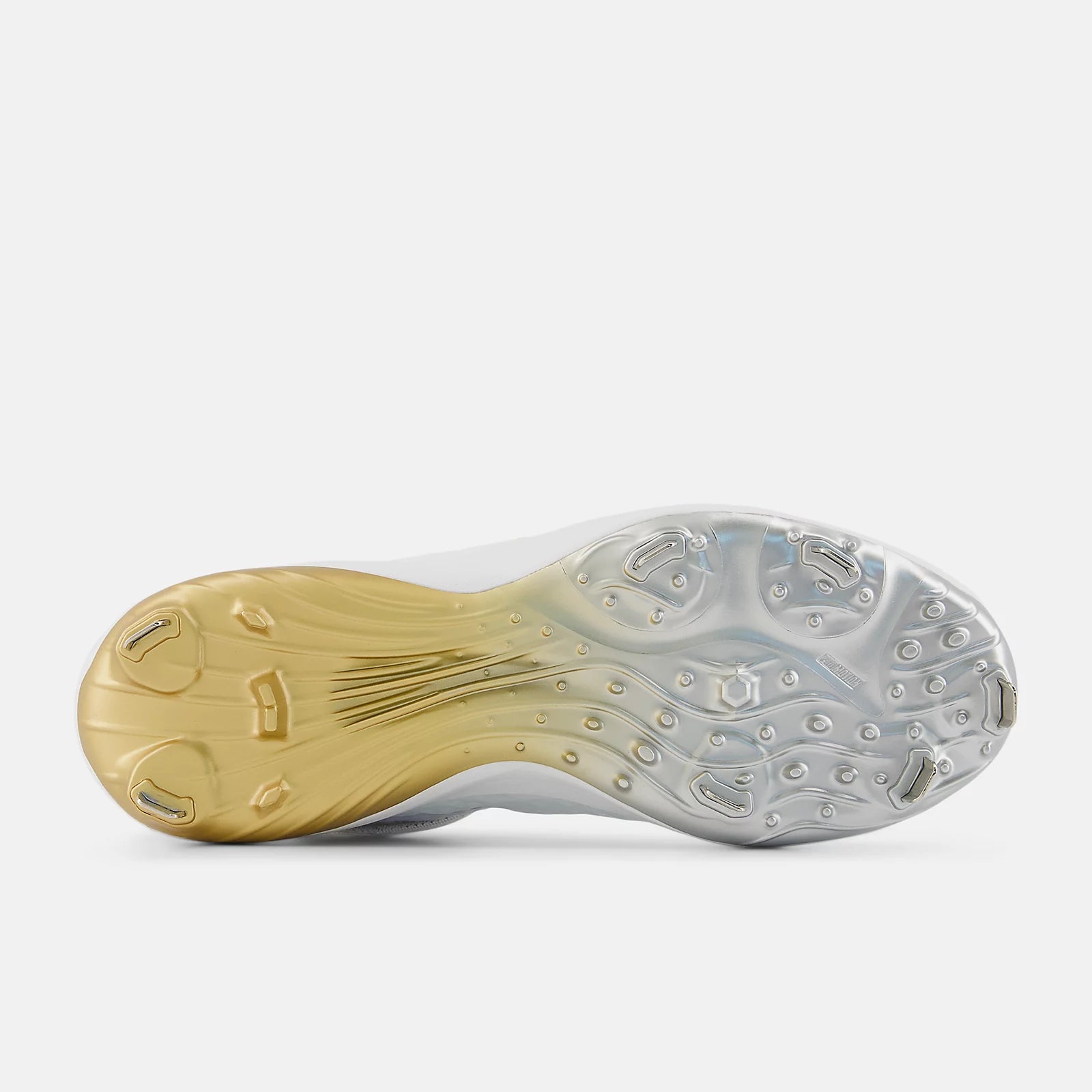 New Balance White and Gold FuelCell 4040 v8: L4040HC8