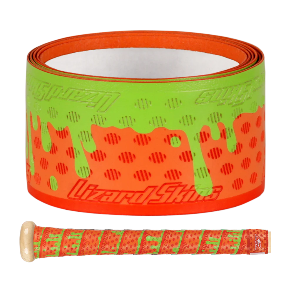 LIZARD SKINS DSP ULTRA BAT GRIP - ORANGE SLIME