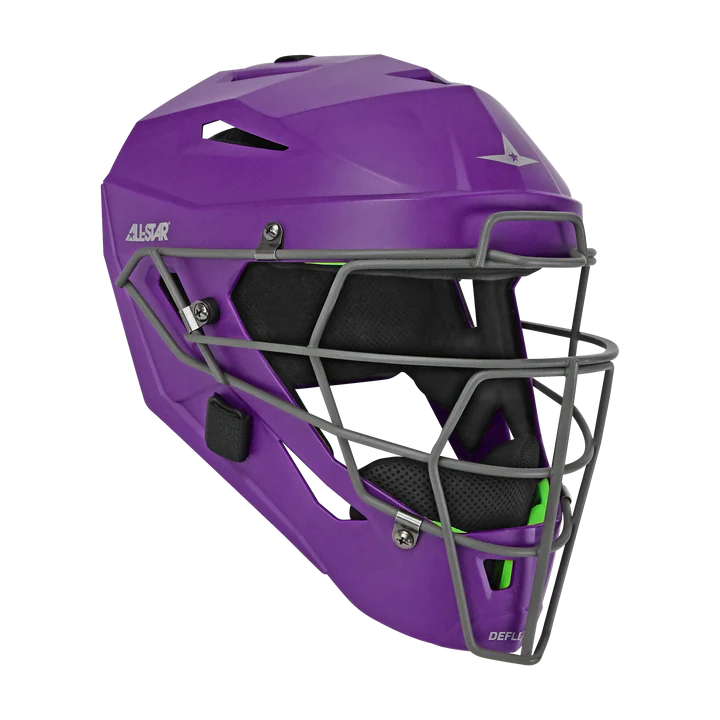 All Star MVP-PRO™ LT CATCHER'S HELMET: PURPLE
